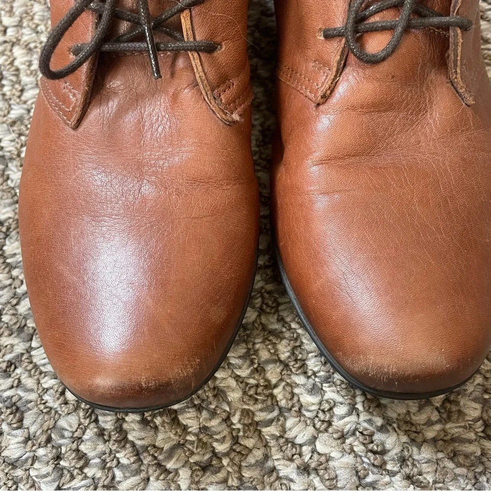 Taos Brown Leather Robin Boots 6/6.5